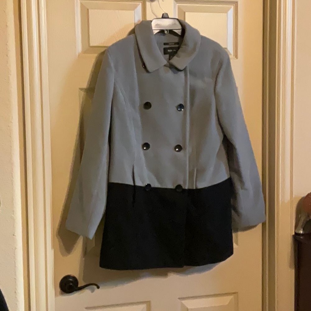Ladies Double-Breasted Peacoat